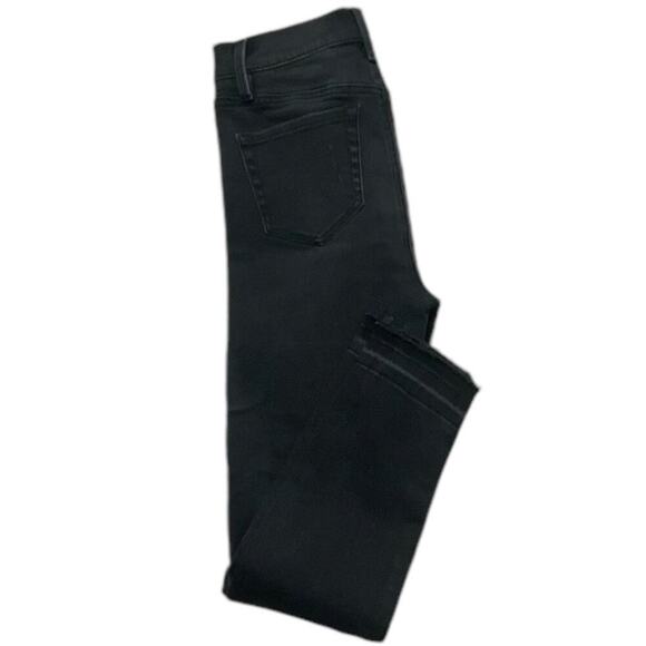 Level 99 Jeans Women 24x25 Distressed Skinny Stretch Dark Wash Casual Streetwear - Picture 7 of 10